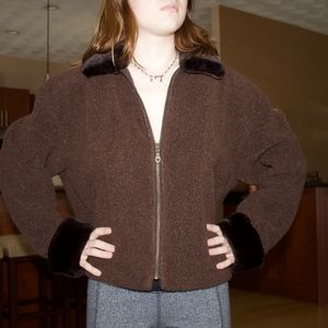 The Barrage Co Women's super cute zip-up Coat - XL